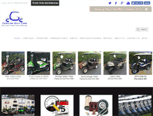 Tablet Screenshot of carolinagolfcars.com